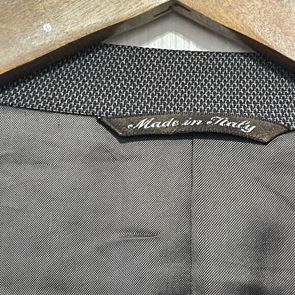 Vintage Canali Sport Coat Mens Brown Milano Bernini Blazer Wool Jacket 48 Italy - Picture 4 of 10